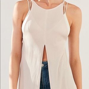 urban outfitters front slit tank